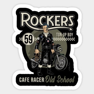 Cafe Racer Sticker